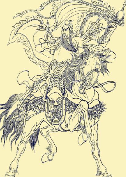 关羽容貌3d复原图,真实关羽画像真迹