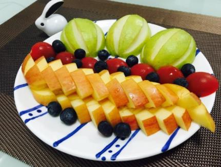 漂亮菜品摆盘图片,果盘摆盘花样图片
