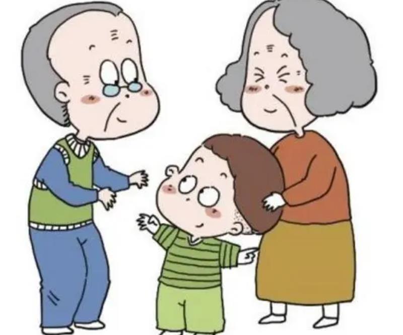 爷爷总是趁妈妈不在的时候骂小孩怎么处理
