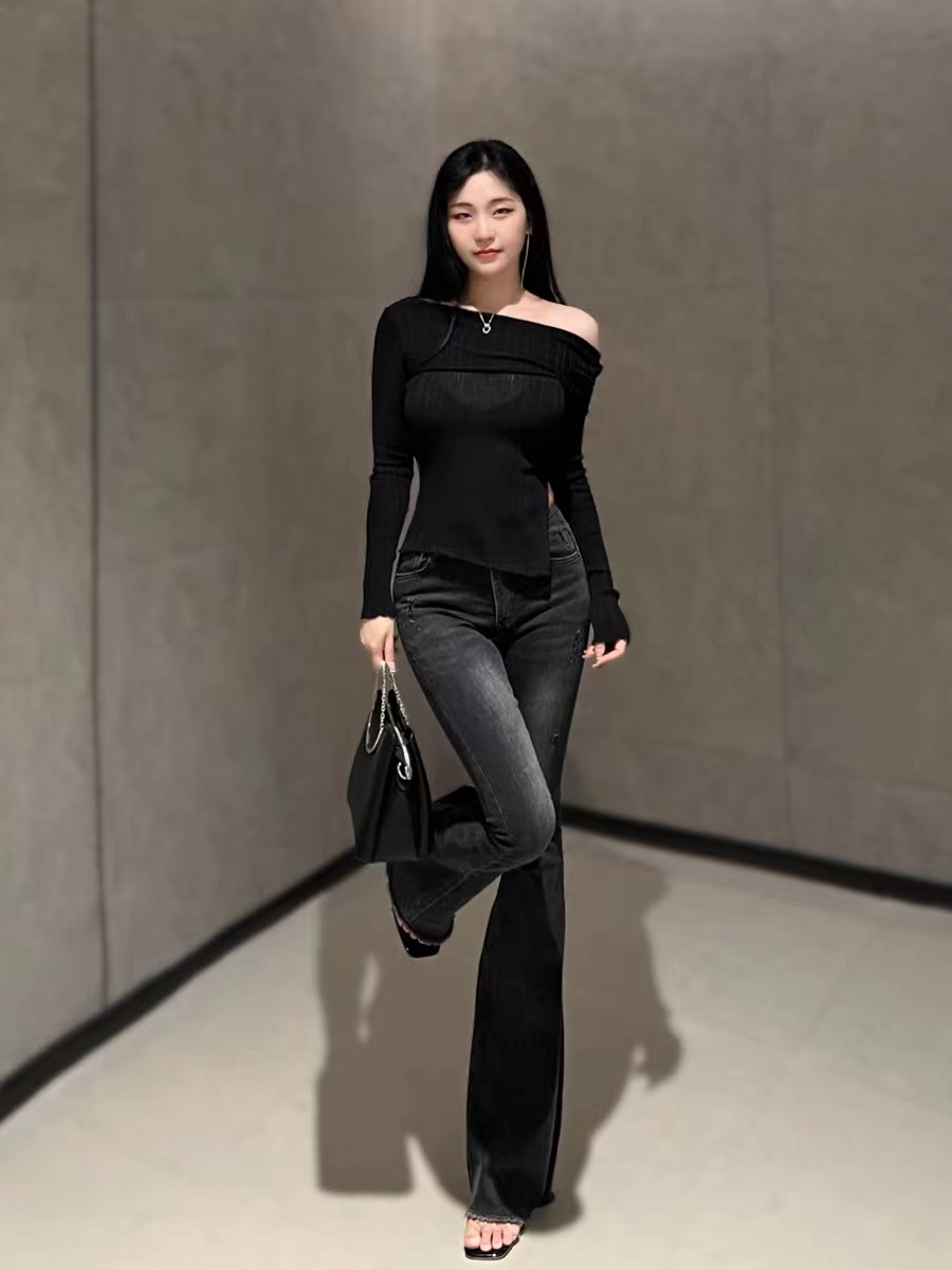 圆臀紧身裤穿搭