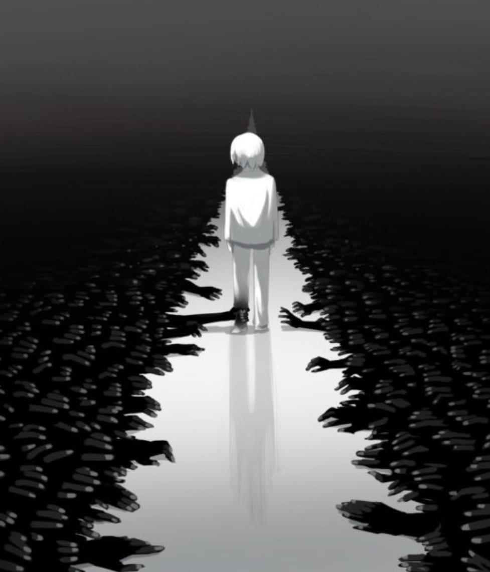 黑白很丧很绝望的图片,很丧很黑暗很伤感的图片