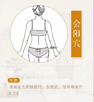 会阳穴的准确位置高清图