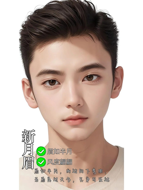 从眉毛看男人性格