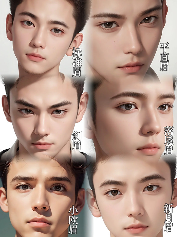 从眉毛看男人性格
