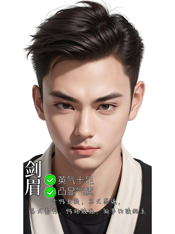 从眉毛看男人性格