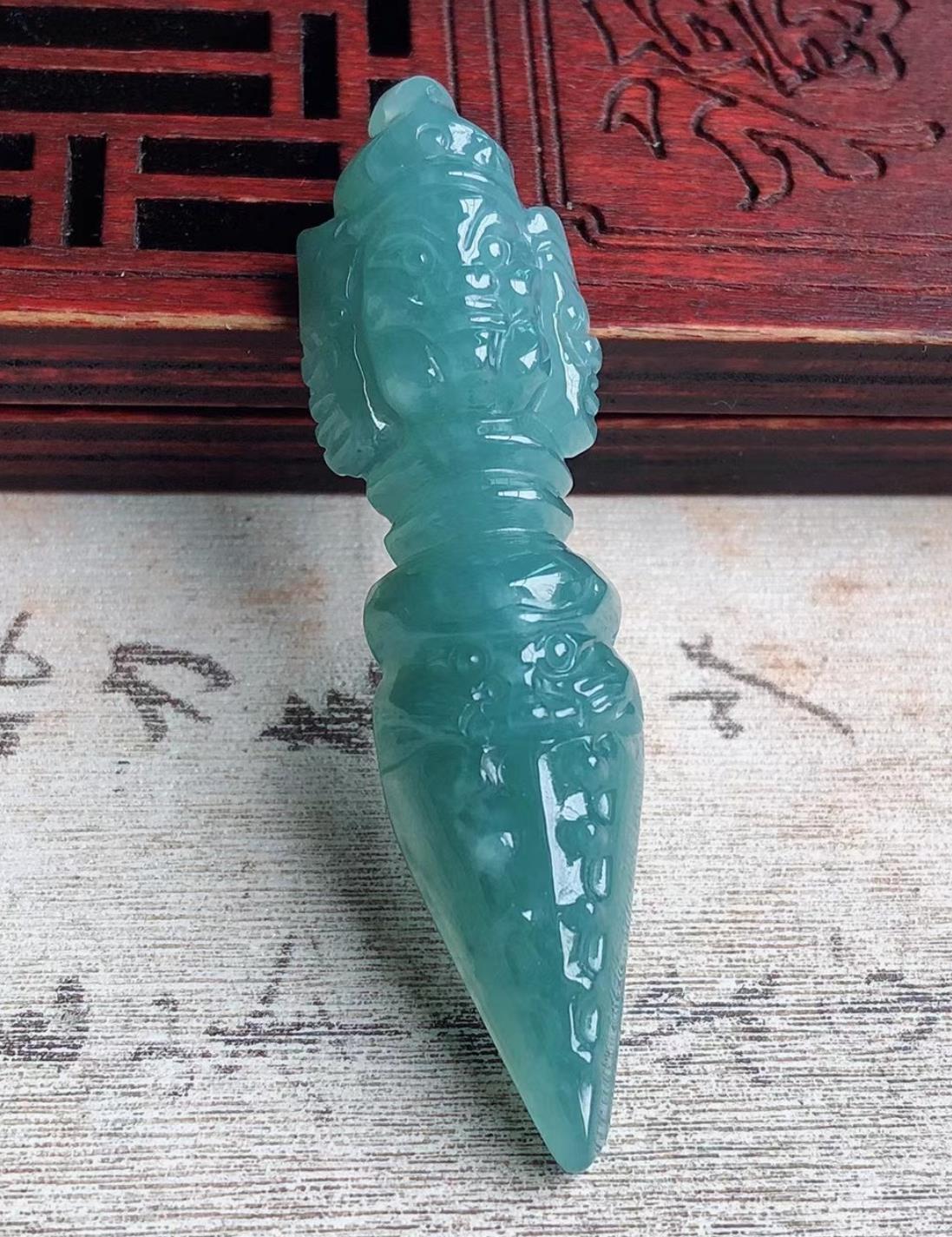 翡翠降魔杵真正图片