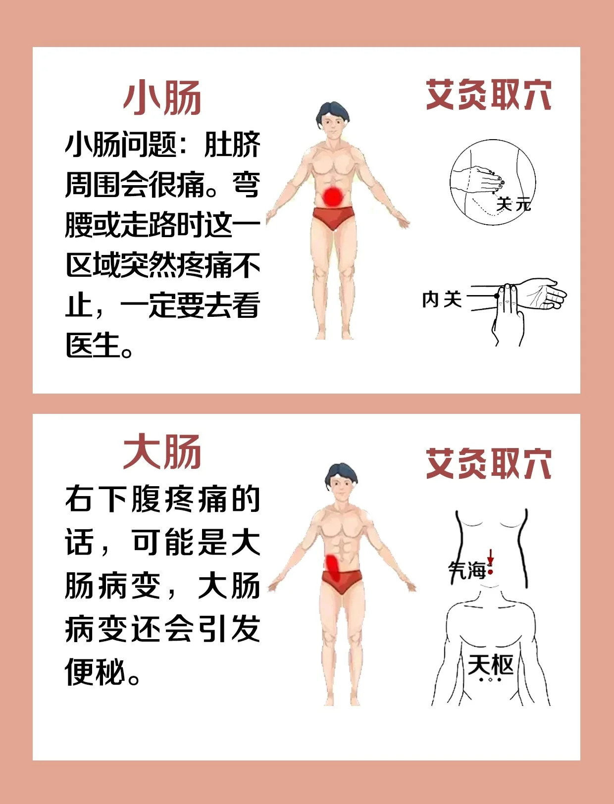 女性身体器官疼痛对照表