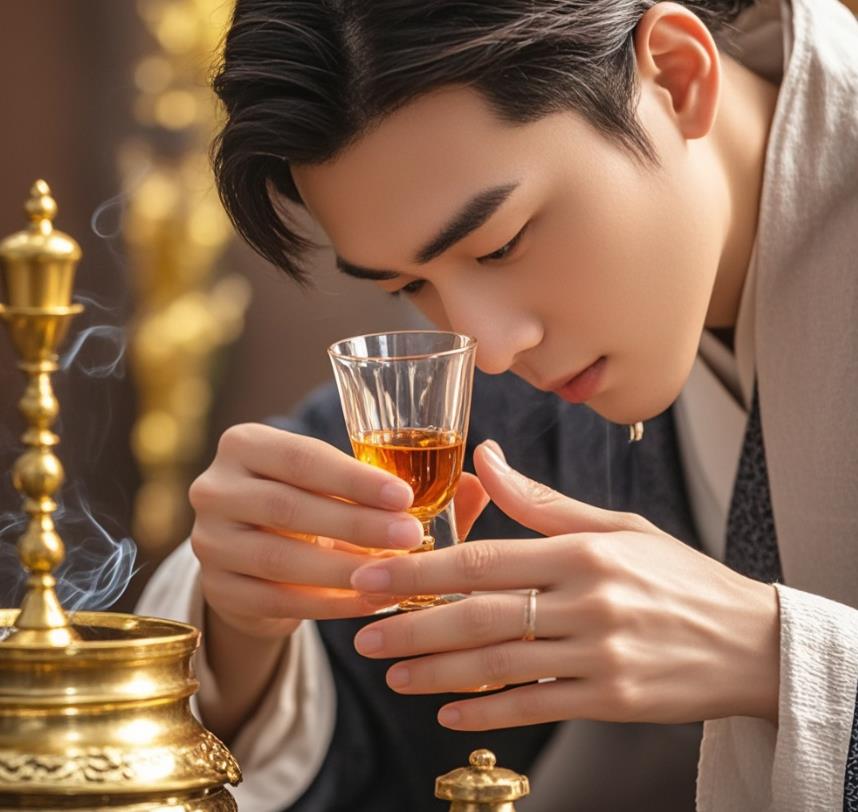 祭祀敬酒手势图片