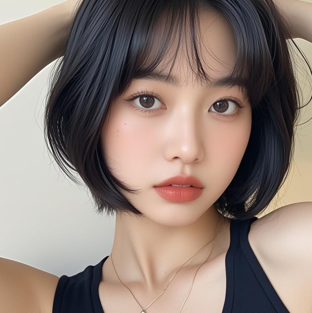 流行中短发发型图片