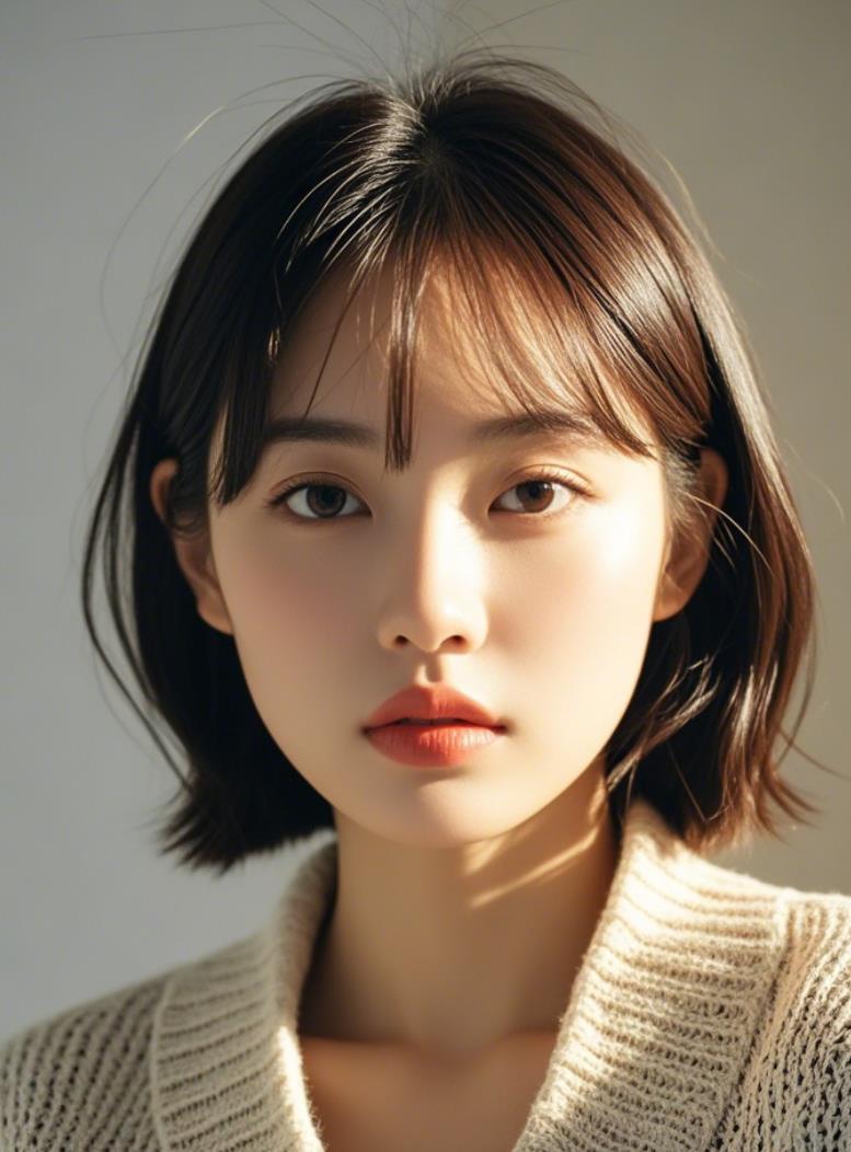 女生什么脸型适合短发？