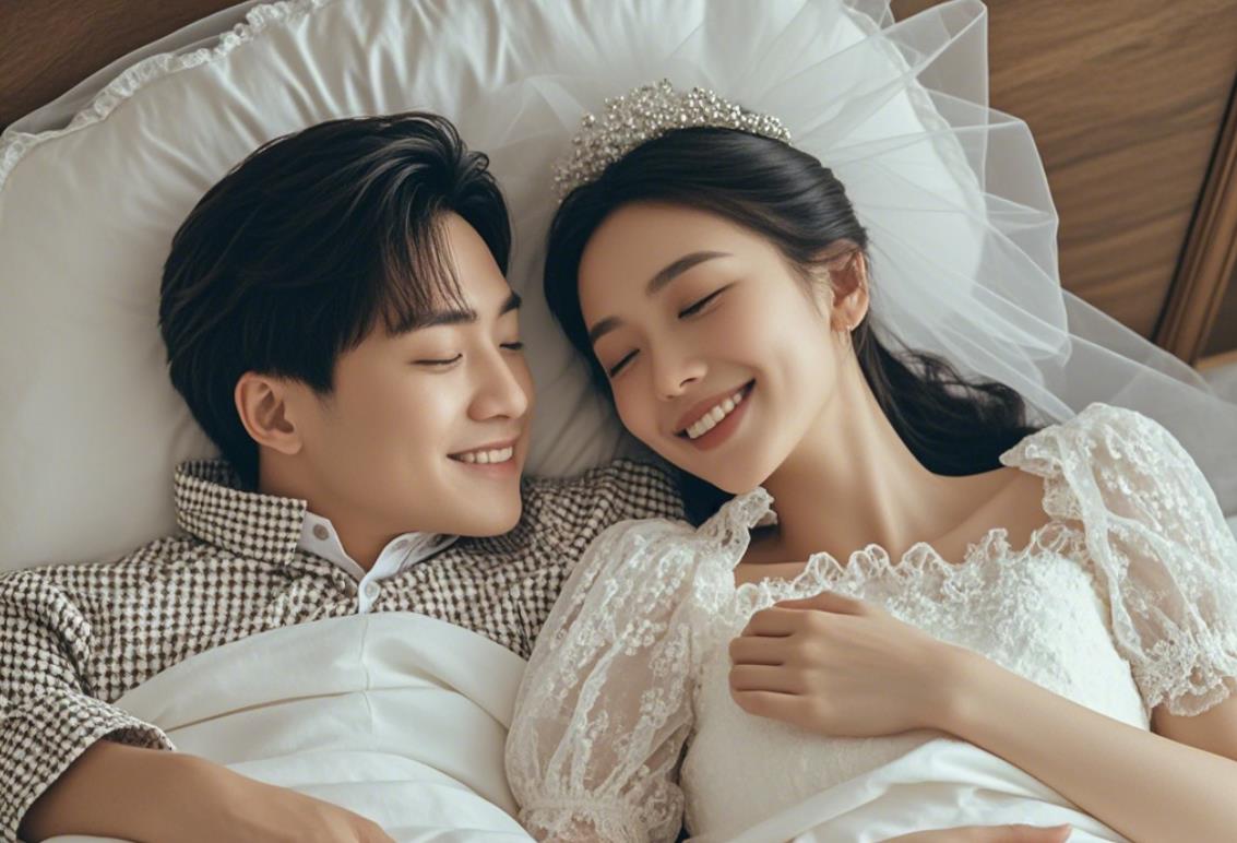 结婚前后夫妻睡姿变化图