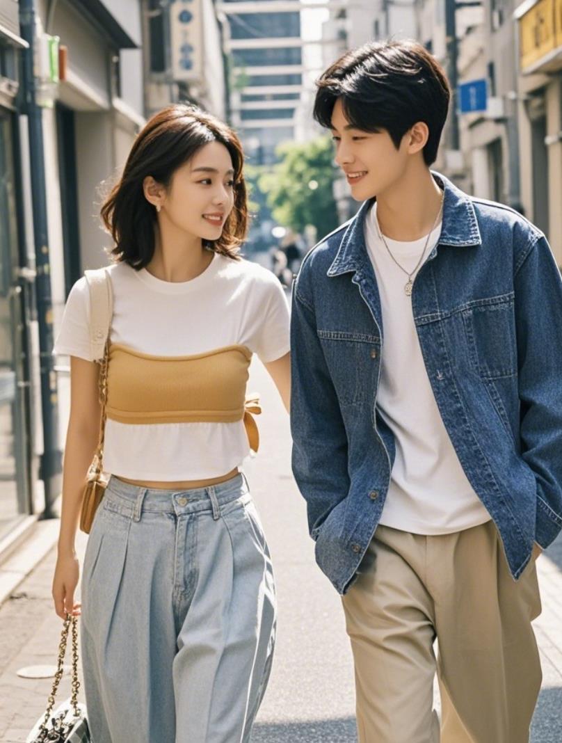 男女交往的姿态图片