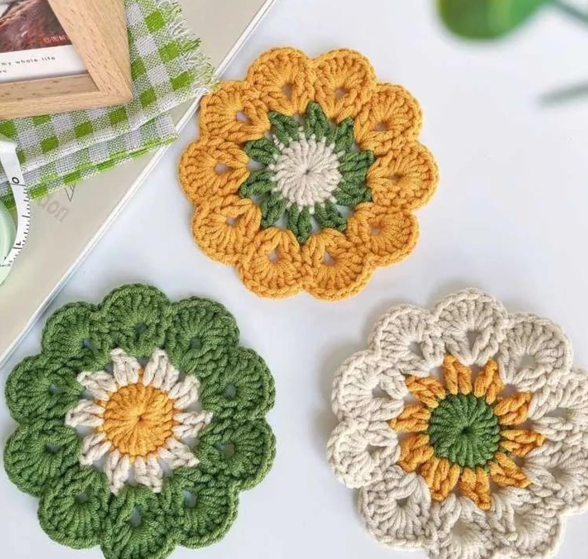 四十种杯垫编织方法