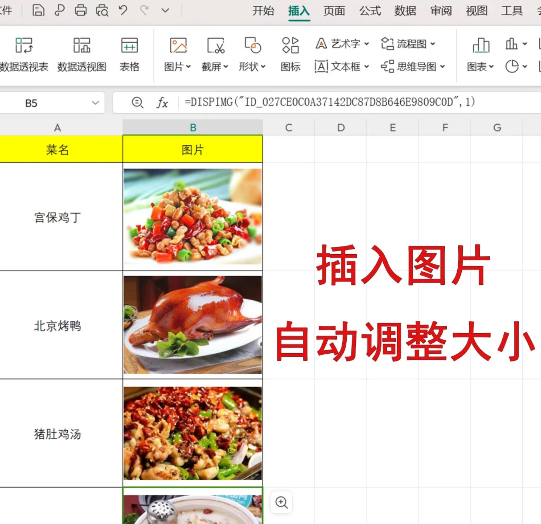 如何插入放大图片