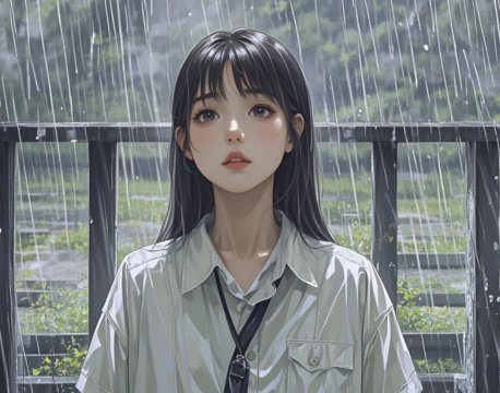 女生阴郁的照片漫画