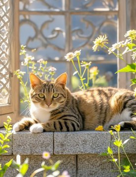 猫意境图片