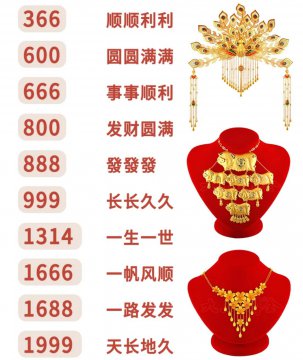 最吉利的5个数字发红包