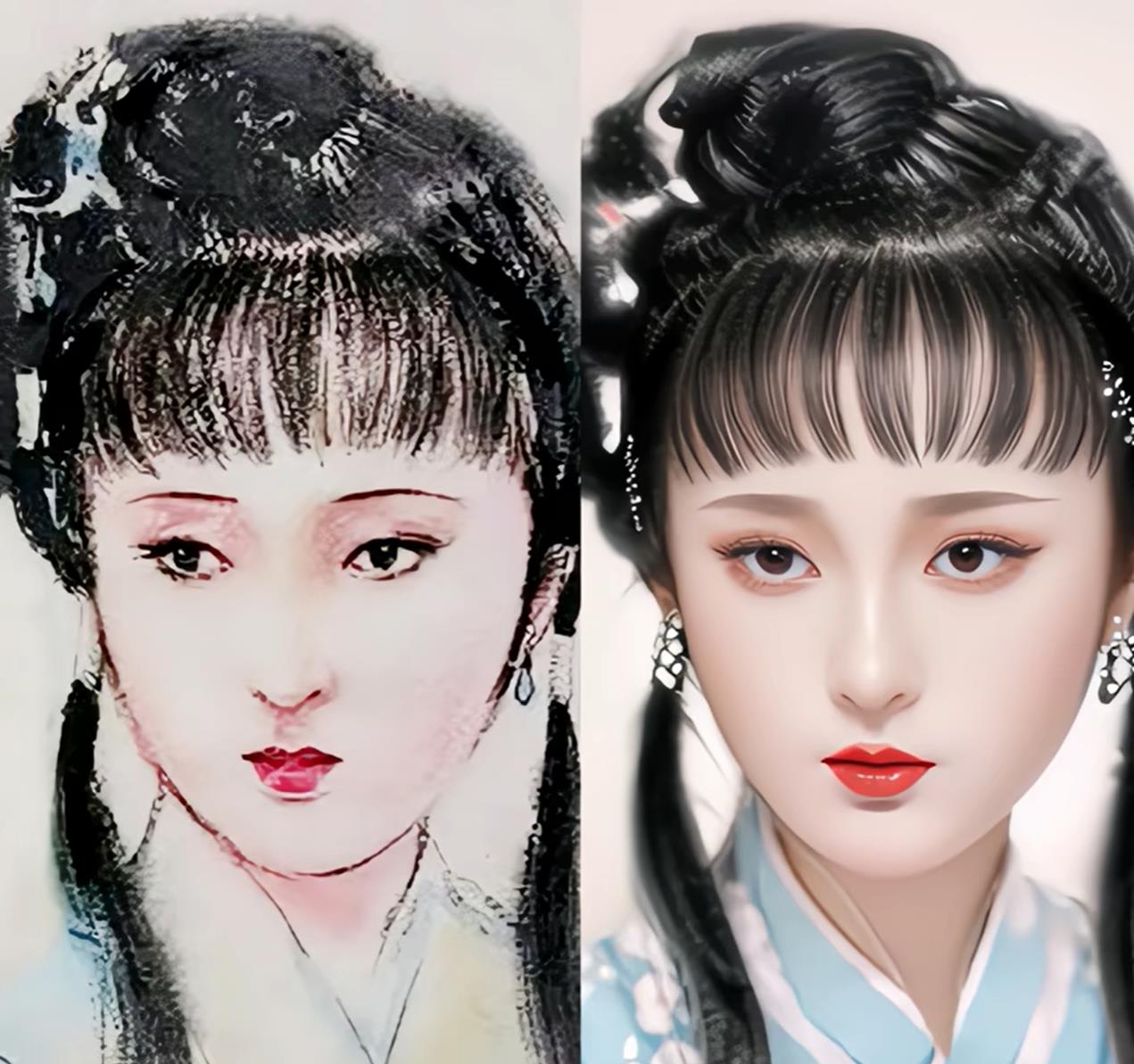 林黛玉真实长相复原图