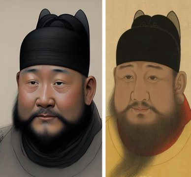 朱瞻基原貌复原图