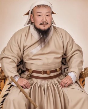 成吉思汗像真实图片复原图