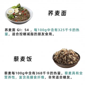 最不升糖的主食，不升糖6大主食