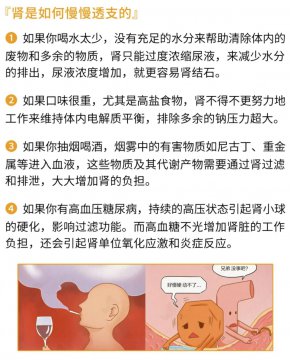 “透支”肾健康的坏习惯有哪些