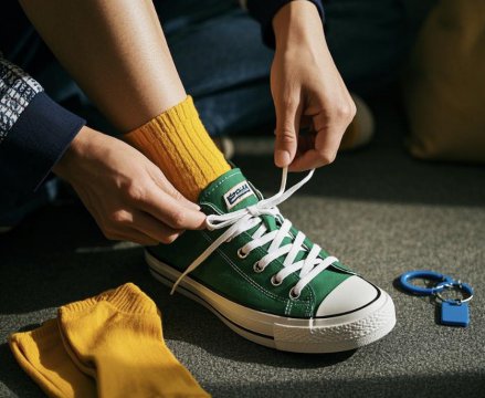 系鞋带暗示什么意思