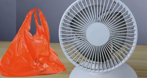 风扇套塑料袋清洁真的假的