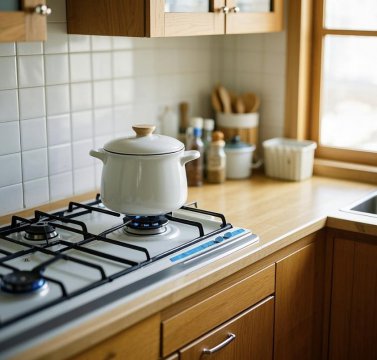 厨房灶台的最佳位置图