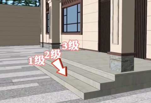 标准三步台阶图