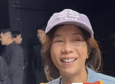 卸妆后的莫文蔚近照