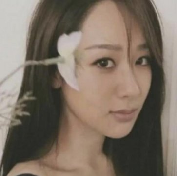卸妆后杨紫长相