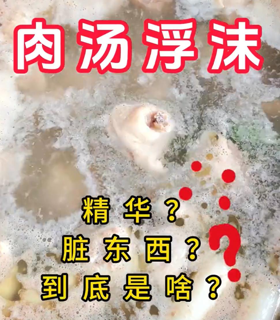 煮肉产生的浮沫是精华还是脏东西