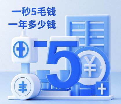 一秒5毛一年多少钱