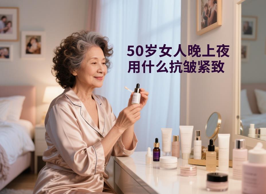 50岁女人晚上用什么抗皱紧致