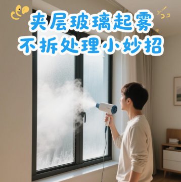 夹层玻璃起雾不拆处理小妙招
