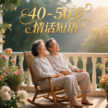 40-50岁情话短语