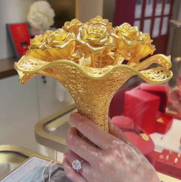 dr黄金手捧花多少钱一束