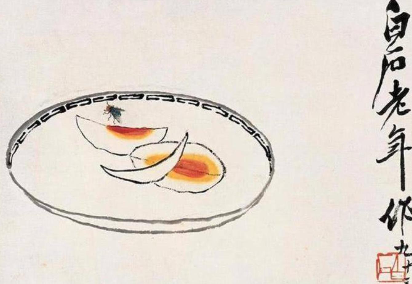 齐白石画鸡蛋苍蝇图多少钱