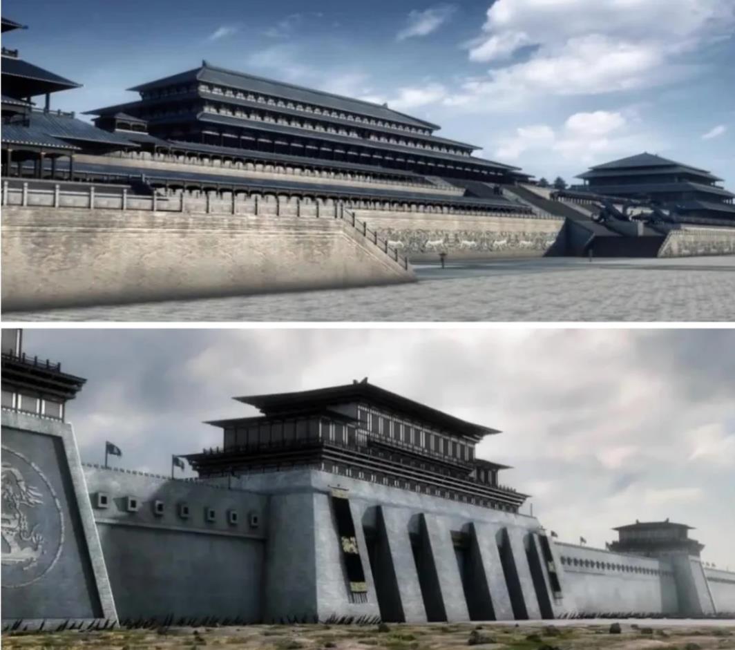 阿房宫全景复原图