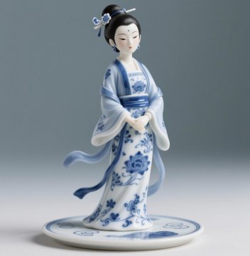 青花瓷仕女手办多少钱