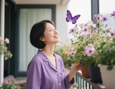 蝴蝶飞进家里久久不离开预示什么