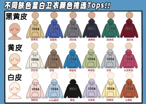 男生肤色黑穿什么颜色
