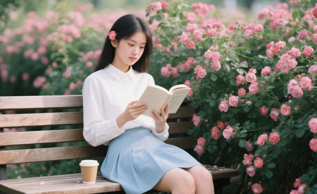 蔷薇花开的唯美句子