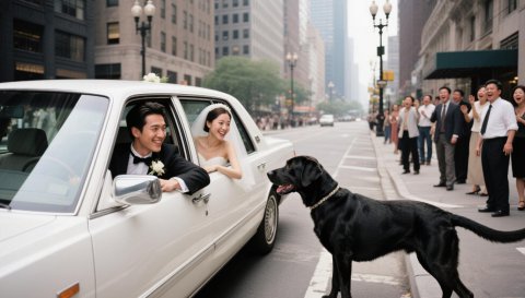 狗狗拦婚车有什么说法吗