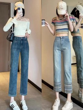 夏天直筒牛仔裤穿搭技巧有哪些