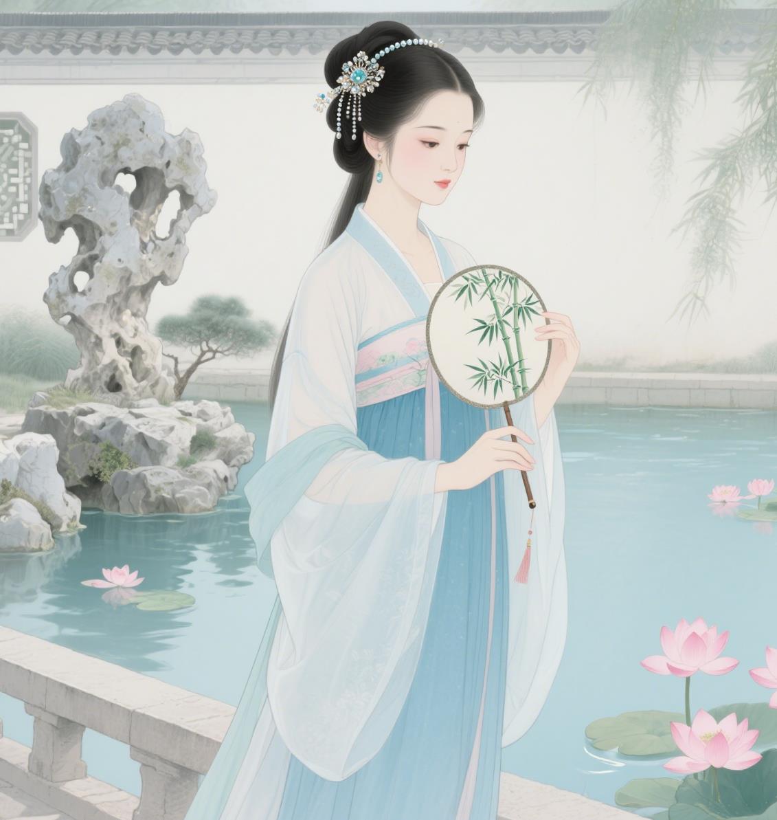 有哪些唯美古风插画