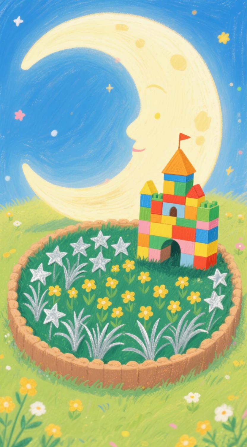 小花园形状图案大全儿童画