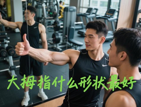 大拇指什么形状最好