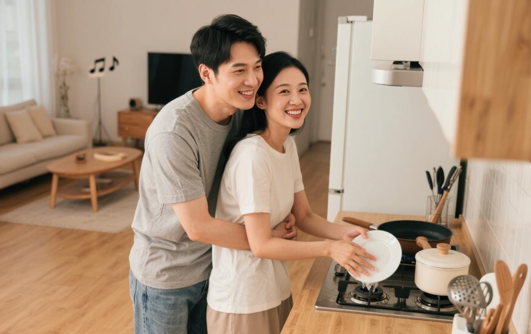 夫妻之间秀恩爱的片段